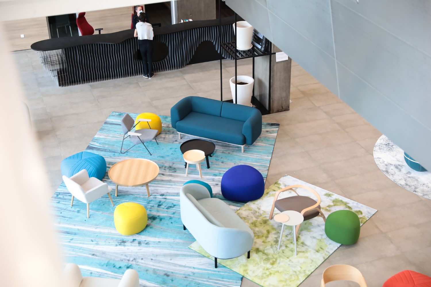 Espace détente et accueil du campus ESMA Montpellier