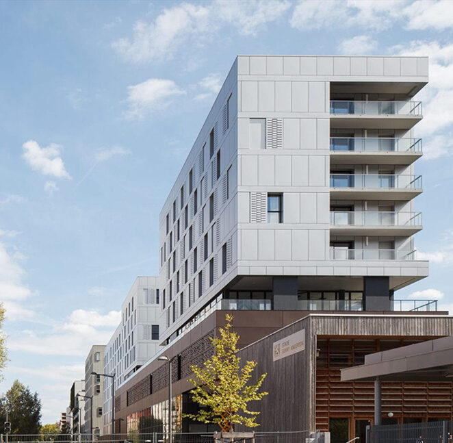 Vue du campus ESMA 3D de Lyon