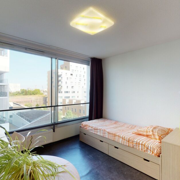 Chambre étudiante de la résidence Artemisia proche du campus ESMA Nantes