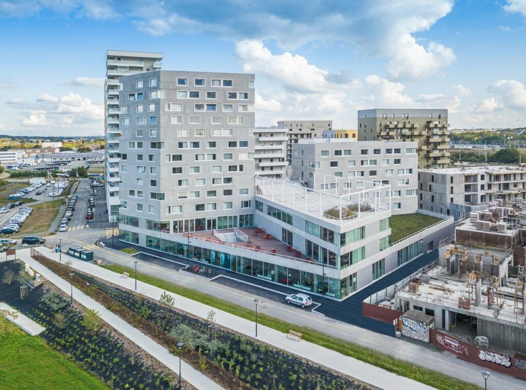 Vue d’ensemble du campus ESMA 3D de Rennes